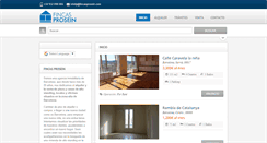 Desktop Screenshot of fincasprosein.com
